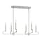 Designers Fountain Summit 60 Watt 6 Light Brushed Nickel Linear Pendant D269C-IS-BN - alternate 1